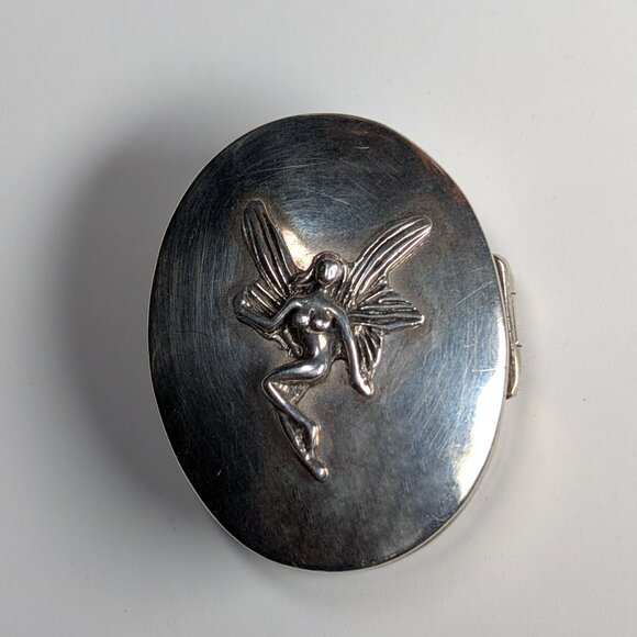 Other - Sterling Silver Fairy pill box or trinket Box